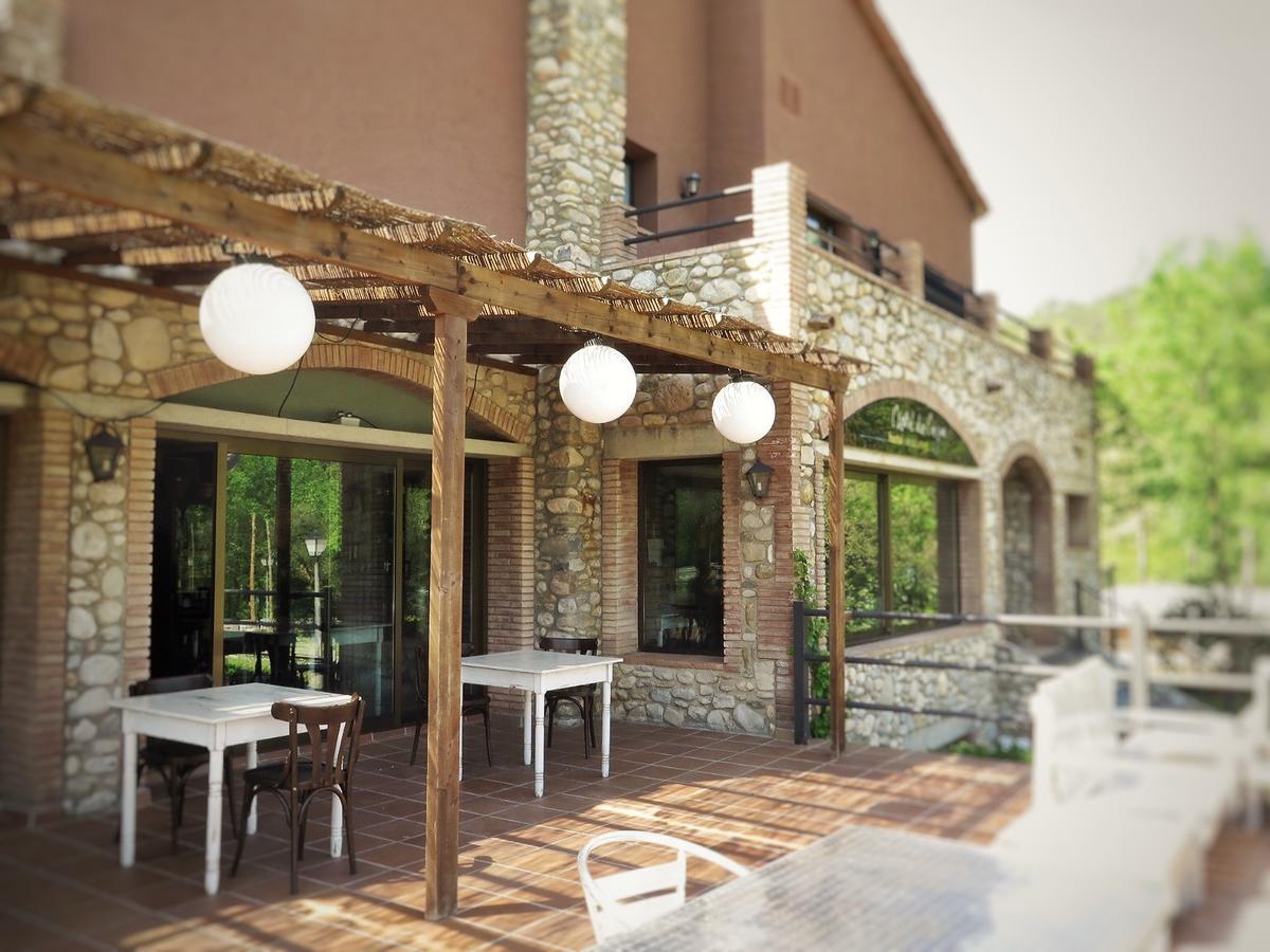 Hostal De L'Aigua Sant Llorenc de la Muga Exteriör bild
